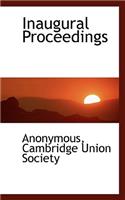 Inaugural Proceedings