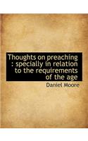Thoughts on Preaching