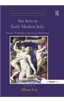 Sex Acts in Early Modern Italy