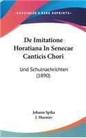 de Imitatione Horatiana in Senecae Canticis Chori
