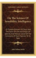 On the Science of Sensibility, Intelligence on the Science of Sensibility, Intelligence