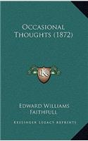 Occasional Thoughts (1872)