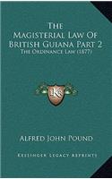 Magisterial Law Of British Guiana Part 2