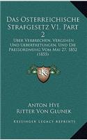 Osterreichische Strafgesetz V1, Part 2