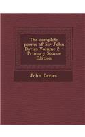 Complete Poems of Sir John Davies Volume 2