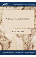 A. Blumauer's Sammtliche Gedichte