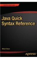 Java Quick Syntax Reference