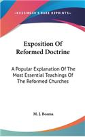 Exposition Of Reformed Doctrine