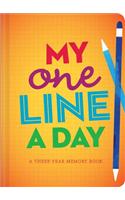 My One Line a Day: A Three-year Memeory Book