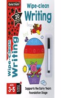Gold Stars Wipe-Clean Writing Ages 3-5 Early Years