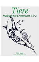Tiere Malbuch Fur Erwachsene 1 & 2