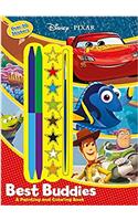 Disney Pixar Best Buddies: A Painting and Coloring Book With Stickers