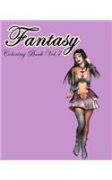 Fantasy: Coloring Book Vol.7: Fairy Fantasy: Adult Coloring Book
