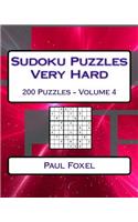 Sudoku Puzzles Very Hard Volume 4: 200 Very Hard Sudoku Puzzles For Advanced Players