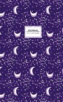 Journal (Diary, Notebook): 8.5 X 11, Lined. Purple Crescent. Soft Cover