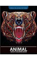 Animals Adult Coloring Book
