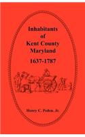 Inhabitants of Kent County, Maryland, 1637-1787