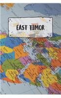 East Timor: Ruled Travel Diary Notebook or Journey Journal - Lined Trip Pocketbook for Men and Women with Lines