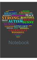 Notebook: Autism Awareness Notebook For Autism Kids, dad, Mom. Cute Cream Paper 6*9 Inch With 100 Pages Notebook For Writing Daily Routine, Journal and Hand N