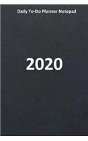 Daily To-Do Planner Notepad 2020: Journal and Notebook