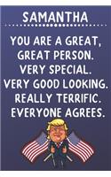 Samantha You Are A Great Great Person Very Special