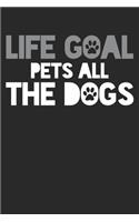 Notebook: Pet All Dogs Dot Grid 6x9 120 Pages