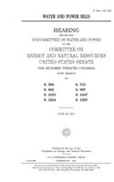 Water and power bills
