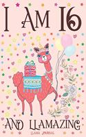 Llama Journal I am 16 and Llamazing