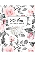 2020 Weekly Planner: 2020 Monthly Planner for January 2020 - December 2020 + Monthly Calendar w/ Notes, To Do List Section, Includes Important Dates, Birthday, Goals + N