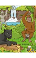 Livro para Colorir de Macacos 3 & 4: (Macacos)