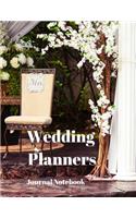 Wedding Planners Journal Notebook: A4 Size with 200 Pages for recording your special events or thoughts. Ideal Gift. Includes Index Pages, Password Tracking Columns, At a Glance Calen