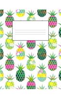 Tropical Hawaiian Colorful Pineapple School Supplies