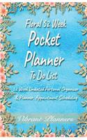 Floral 52 Week Pocket Planner to Do List