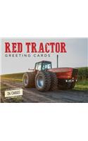 Red Tractor Greeting Cards