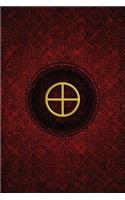 Monogram Gnosticism Notebook: Blank Journal Diary Log(40 Monogram Crimson 150 Lined)