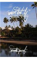 Numbers don't lie: 6x9 Inch Lined Accounts Journal - Palm trees