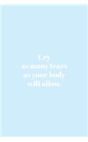 Blue Feelings Notebook