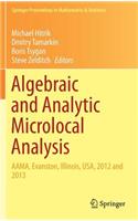 Algebraic and Analytic Microlocal Analysis