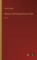 Memoirs of the Geological Survey of India