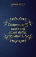 CUSTOMS TARIFF EXCISE AND EXPORT DUTIES