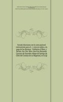Synodo diocesana con la carta pastoral convocatoria para el