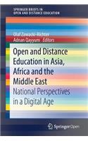 Open and Distance Education in Asia, Africa and the Middle East