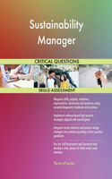 Sustainability Manager Critical Questions Skills Assessment