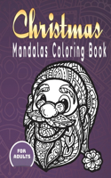 Christmas Mandalas Coloring Book For Adults