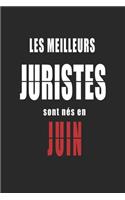 Les Meilleurs Juristes sont nés en Juin carnet de notes
