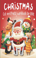 Christmas Cut & Paste Workbook For Kids