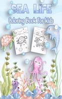 Sea Life Coloring Book For kids