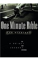1 Minute Bible for Starters for New Christians a 90-Day Journey