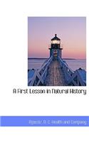 A First Lesson in Natural History