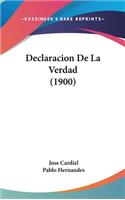 Declaracion de la Verdad (1900)